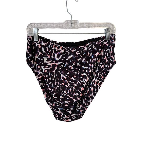 Sanctuary Bikini Womens Size Large Stay Cool Leopard Banded High Rise 2-Piece - Picture 7 of 13